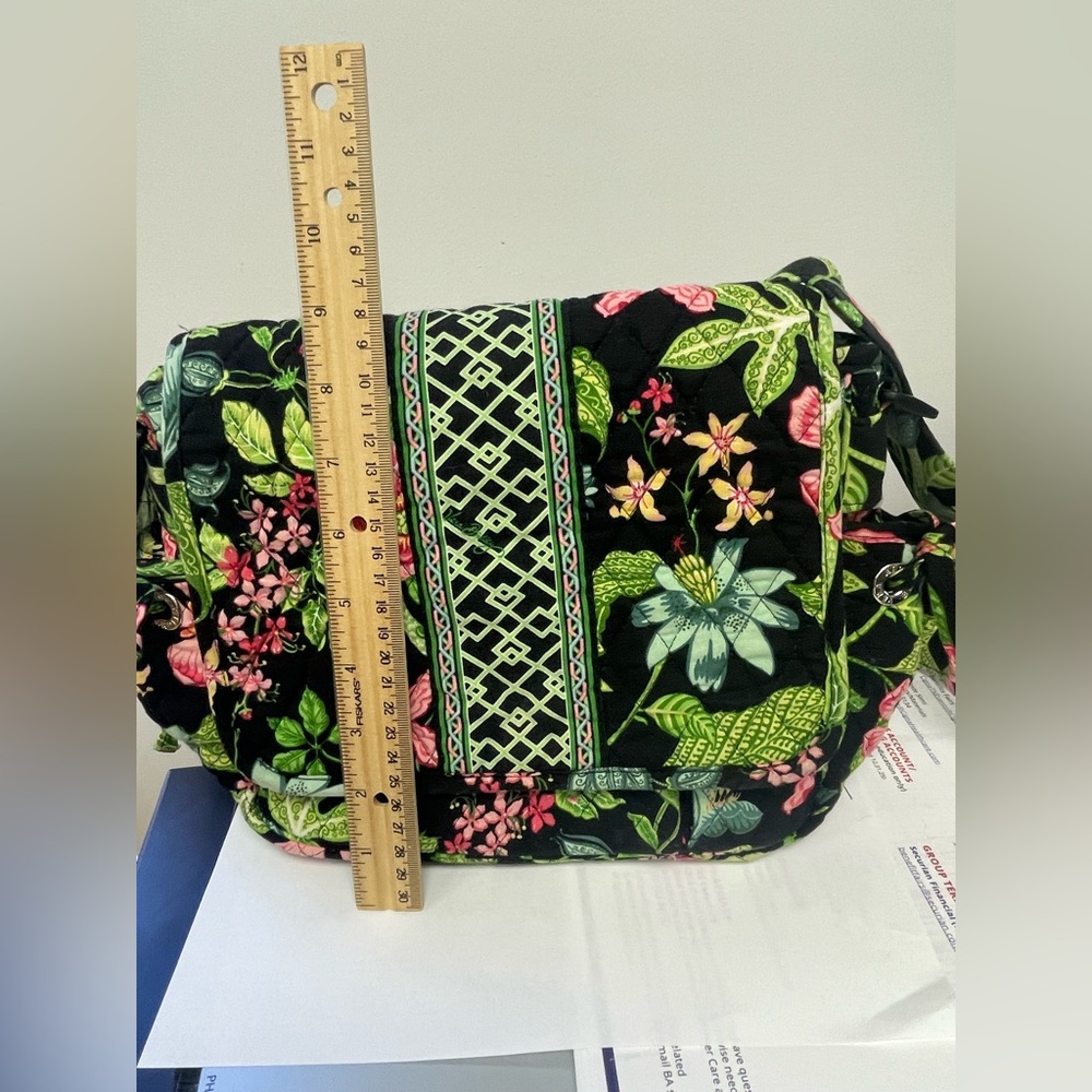 Vera Bradley Botanica Purse & Matching Wallet - Picture 6 of 9